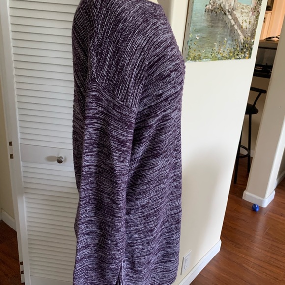 Beautiful Ellen Tracy purple blend, cotton sweater, in like new condition - Picture 5 of 8